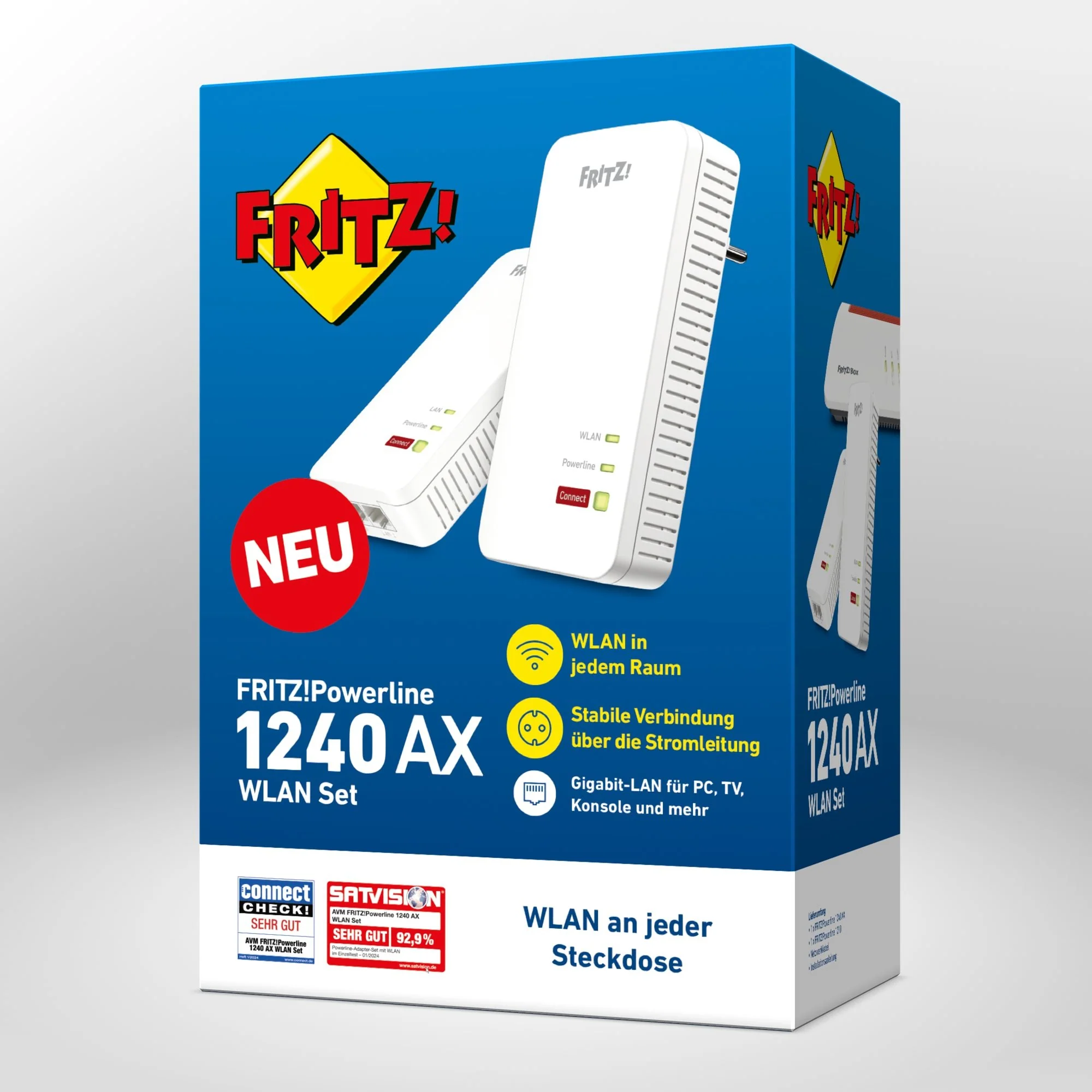 FRITZ!Powerline 1240 AX WLAN Set - Image 3