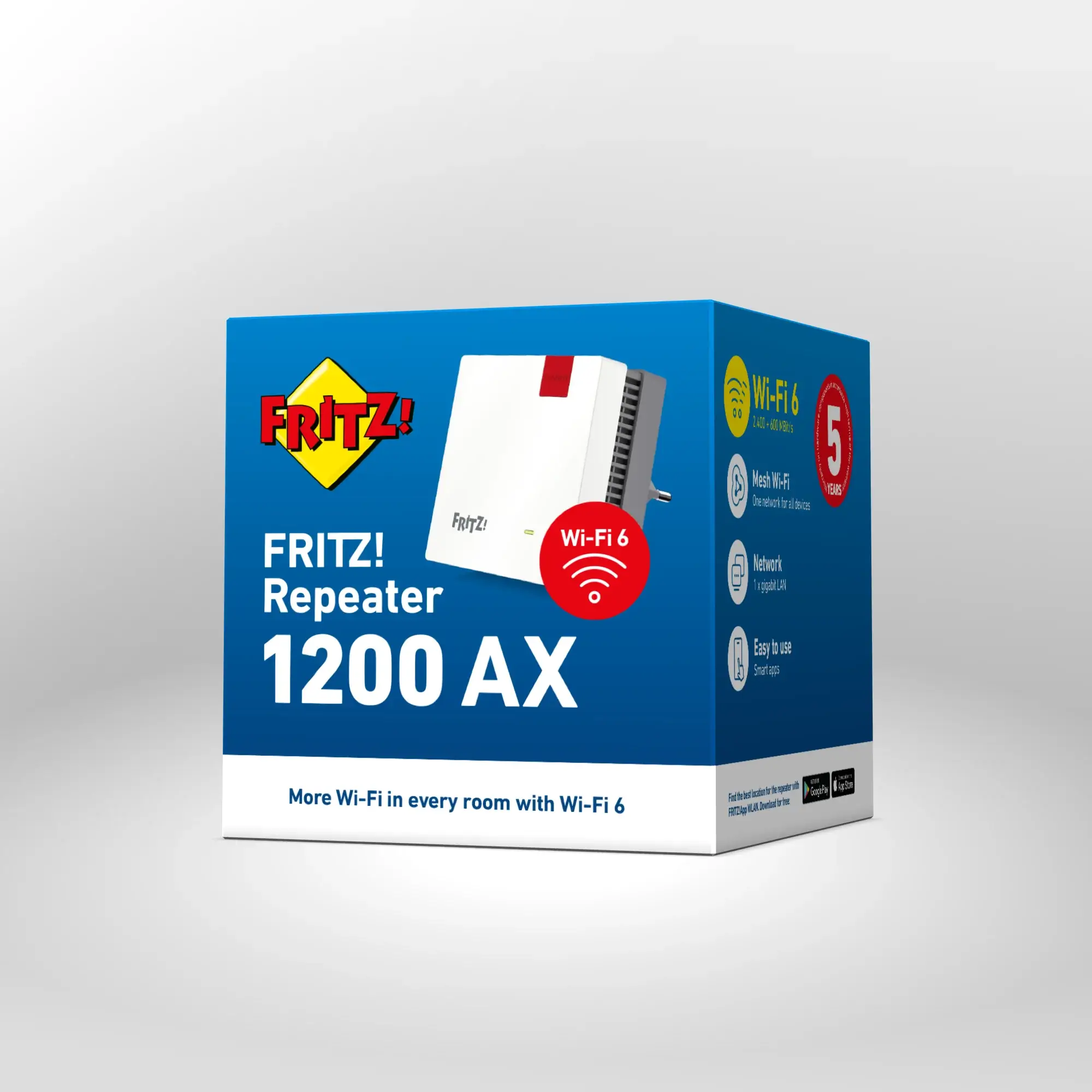 FRITZ!Repeater 1200 AX | Mesh Wi-Fi Extender - Image 4